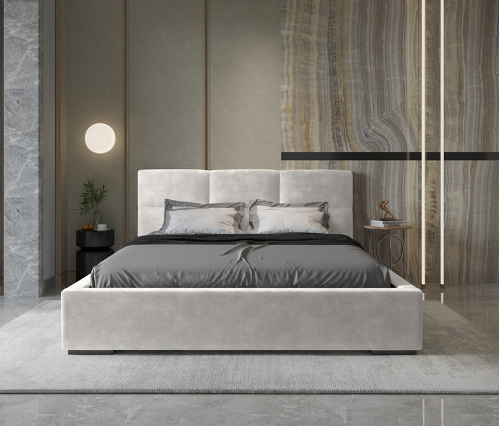 Trae Mobler Porto 180 x 200 cm Gestoffeerd Bed Pearl