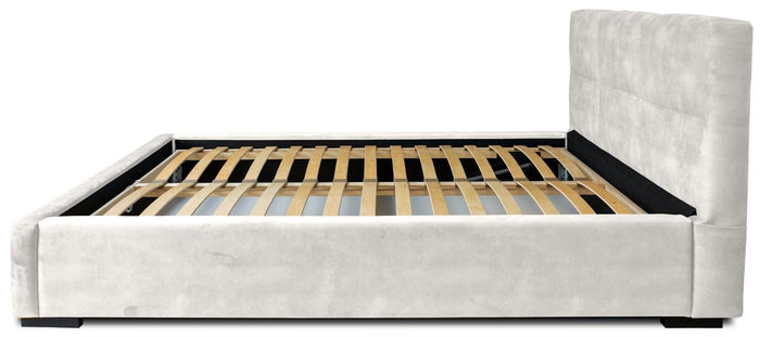 Trae Mobler Porto 180 x 200 cm Gestoffeerd Bed Pearl