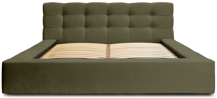 Trae Mobler Grace 180 x 200 cm Gestoffeerd Bed Bosgroen