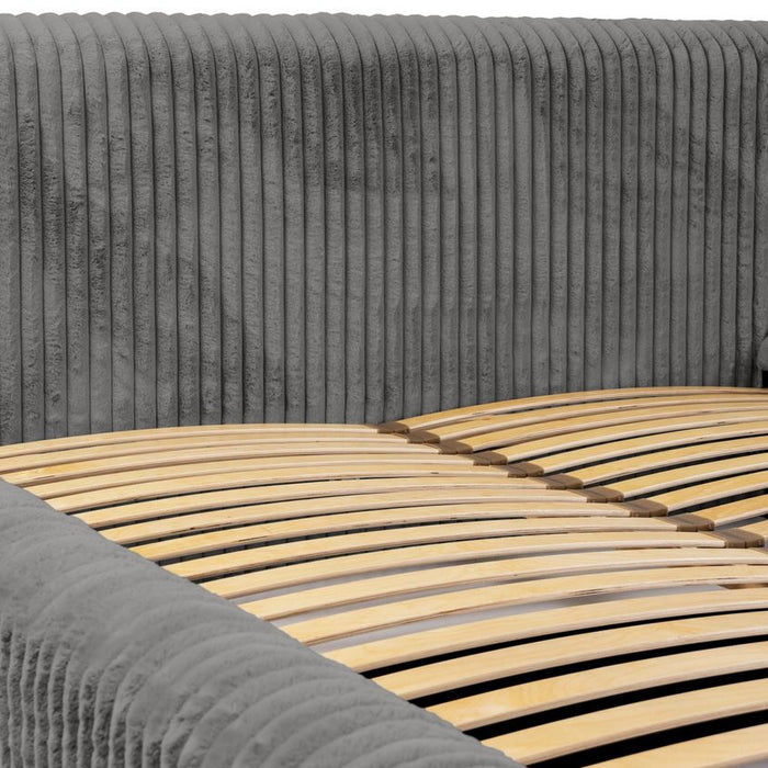 Trae Mobler Hana 140 x 200 cm Gestoffeerd Bed Grijs