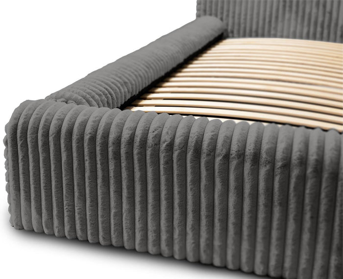 Trae Mobler Hana 140 x 200 cm Gestoffeerd Bed Grijs