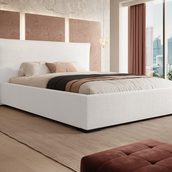 Trae Mobler Nevada 140 x 200 cm Bed Naturel Bouclé