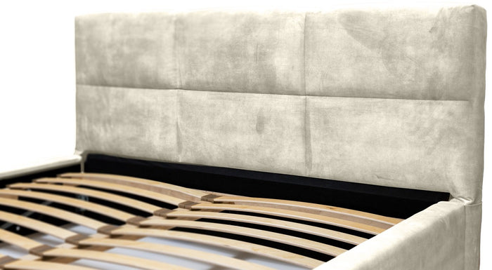 Trae Mobler Porto 140 x 200 cm Gestoffeerd Bed Zand