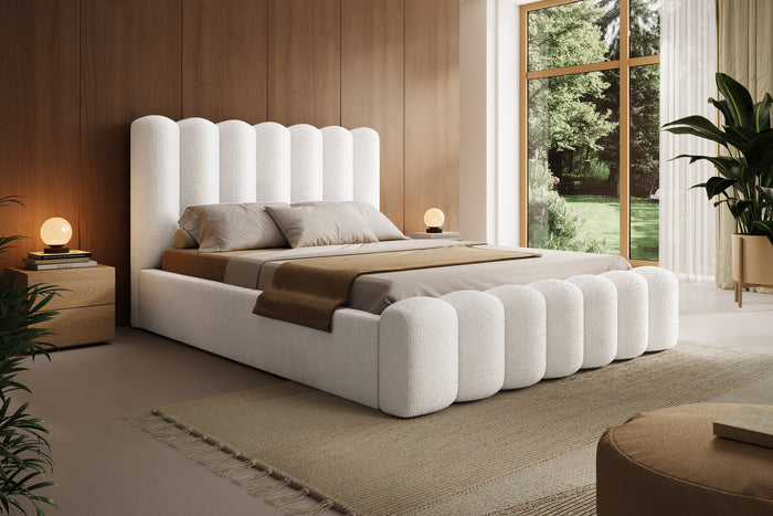 Trae Mobler Amore 180 x 200 cm Gestoffeerd Bed Naturel