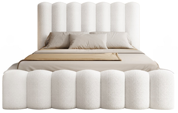 Trae Mobler Amore 180 x 200 cm Gestoffeerd Bed Naturel