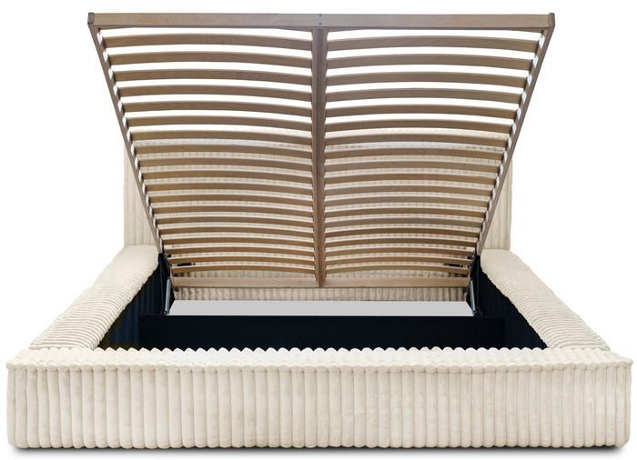 Trae Mobler Melody 180 x 200 cm Gestoffeerd Bed Creme