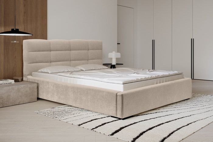 Trae Mobler Faro 180 x 200 cm Gestoffeerd Bed Beige