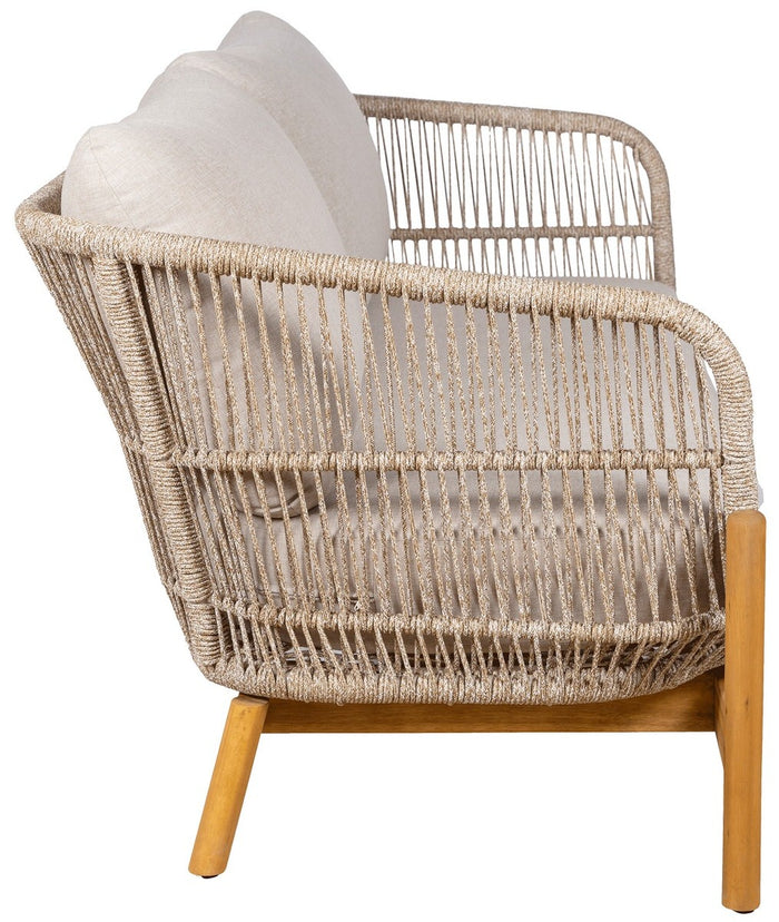 House Nordic Terracina Loungebank Acacia|Beige