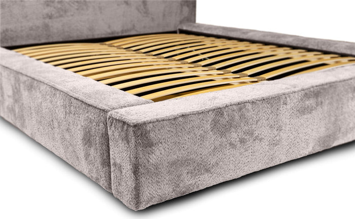 Trae Mobler Fatima 140 x 200 cm Gestoffeerd Bed Taupe
