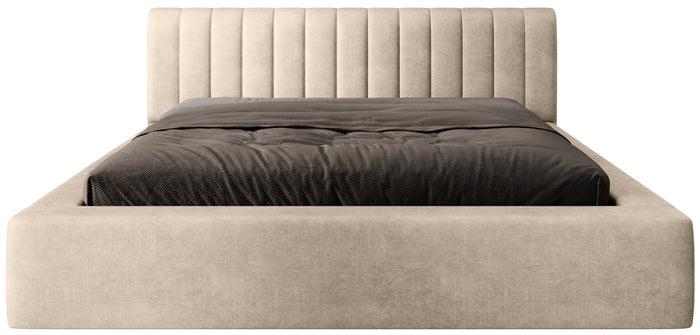 Trae Mobler Amira 160 x 200 cm Gestoffeerd Bed Zand
