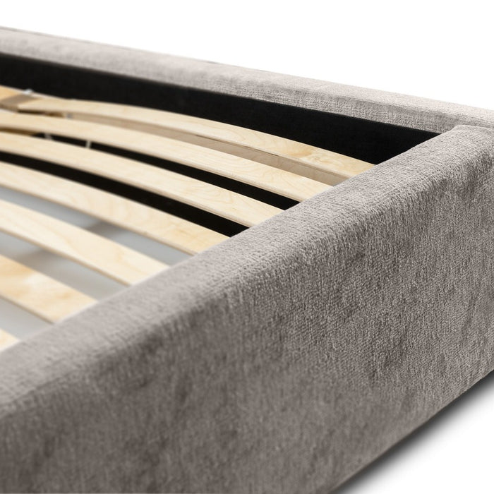Trae Mobler Vegas 140 x 200 cm Gestoffeerd Bed Grijs