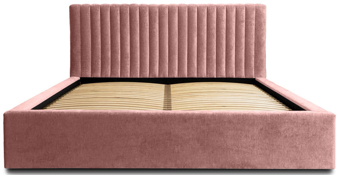 Trae Mobler Vegas 180 x 200 cm Gestoffeerd Bed Stoffig Roze