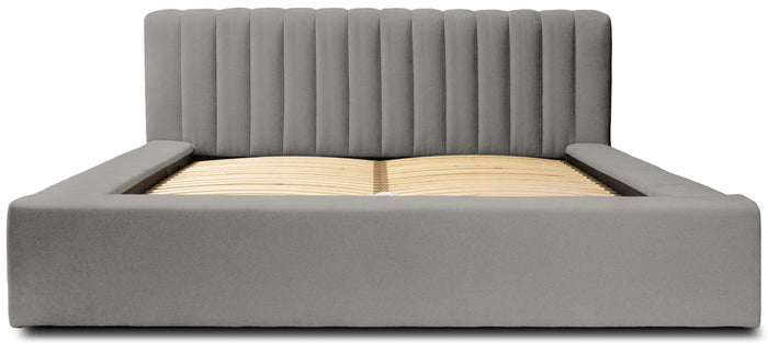 Trae Mobler Como 160 x 200 cm Gestoffeerd Bed Grijs