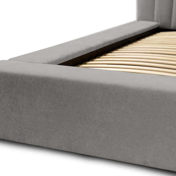 Trae Mobler Como 160 x 200 cm Gestoffeerd Bed Grijs