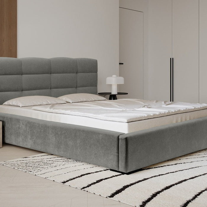 Trae Mobler Faro 180 x 200 cm Gestoffeerd Bed Grijs