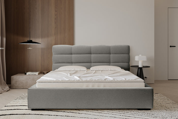 Trae Mobler Faro 180 x 200 cm Gestoffeerd Bed Grijs