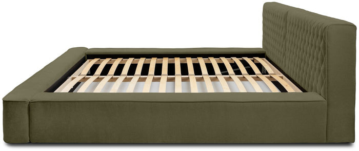 Trae Mobler Azurro 180 x 200 cm Gestoffeerd Bed Bosgroen