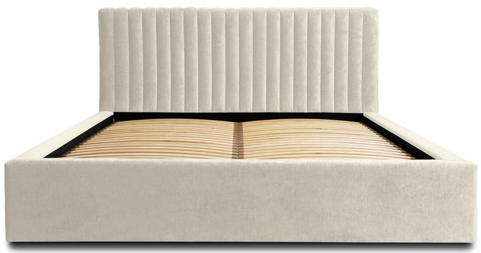 Trae Mobler Vegas 180 x 200 cm Gestoffeerd Bed Creme