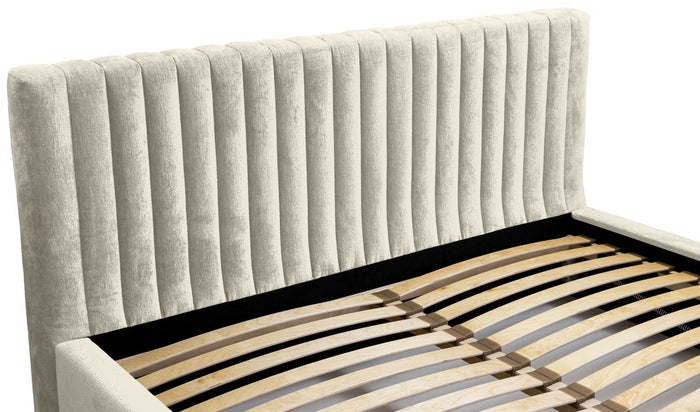 Trae Mobler Vegas 180 x 200 cm Gestoffeerd Bed Creme