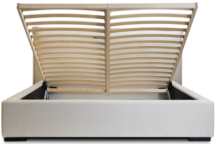 Trae Mobler Nevada 140 x 200 cm Bed Beige Bouclé