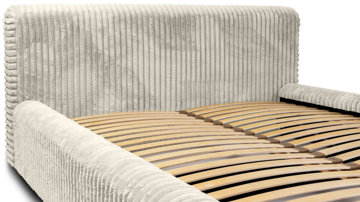 Trae Mobler Hana 160 x 200 cm Gestoffeerd Bed Creme