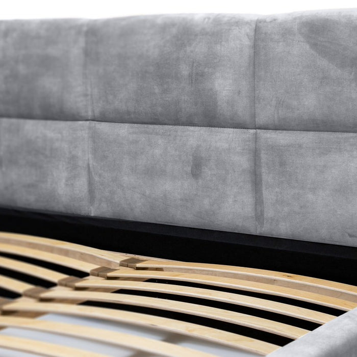 Trae Mobler Porto 180 x 200 cm Gestoffeerd Bed Asgrijs