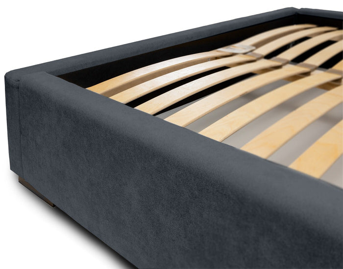 Trae Mobler Faro 160 x 200 cm Gestoffeerd Bed Donkerblauw