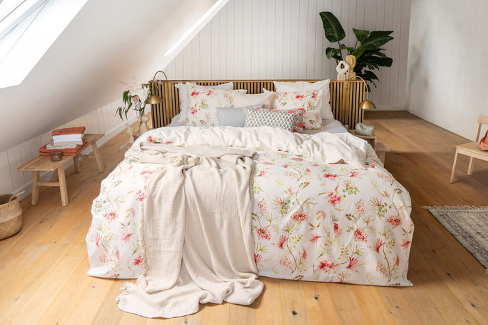 Walra - Dekbedovertrek Spring Beauty - 200x220 - Beige