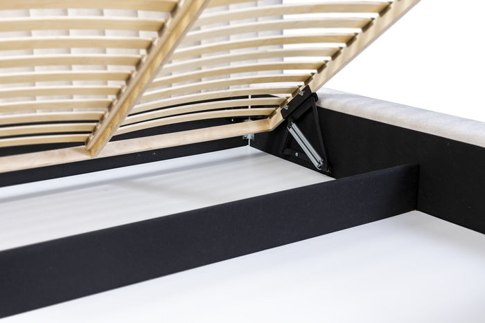 Trae Mobler Como 180 x 200 cm Gestoffeerd Bed Beige