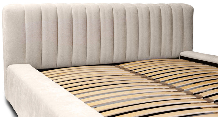 Trae Mobler Como 180 x 200 cm Gestoffeerd Bed Beige