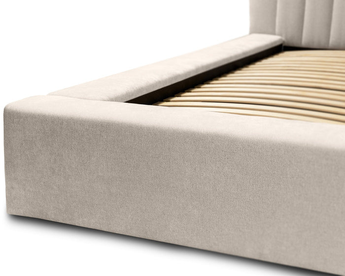 Trae Mobler Como 180 x 200 cm Gestoffeerd Bed Beige