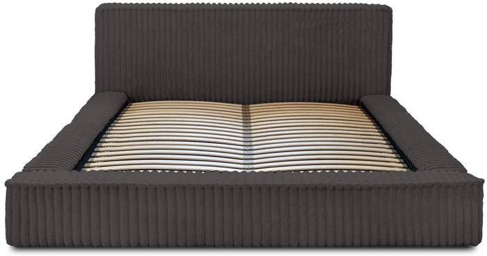 Trae Mobler Melody 180 x 200 cm Gestoffeerd Bed Donkergrijs