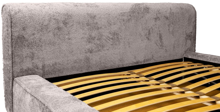 Trae Mobler Fatima 160 x 200 cm Gestoffeerd Bed Taupe