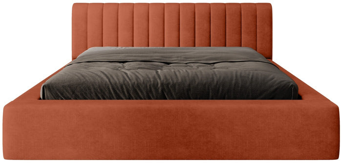 Trae Mobler Amira 160 x 200 cm Gestoffeerd Bed Baksteenrood