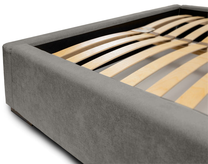 Trae Mobler Faro 140 x 200 cm Gestoffeerd Bed Grijs