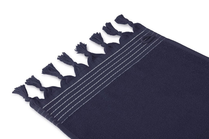 Walra - Gastendoek Soft Cotton Hamam - 2x 30x50 - Navy