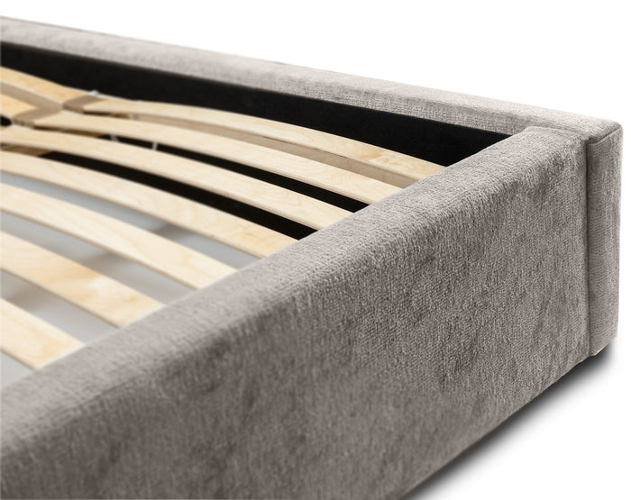 Trae Mobler Vegas 160 x 200 cm Gestoffeerd Bed Grijs