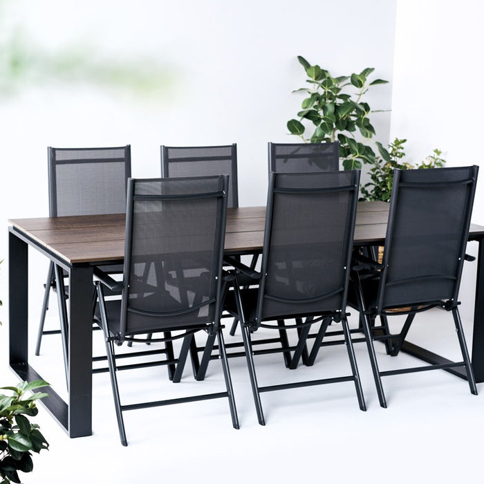 Lisomme Joris tuintafel bruin - 210 x 100 cm