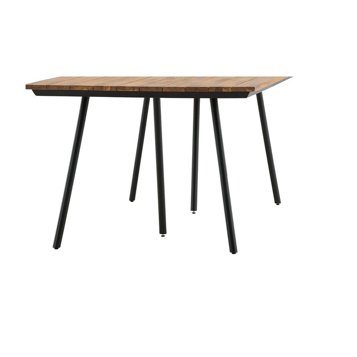 Nest outdoor Josua Tuintafel Zwart - Met Houten Blad - 200 x 100 cm