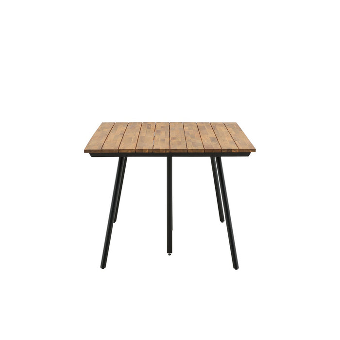 Nest outdoor Josua Tuintafel Zwart - Met Houten Blad - 200 x 100 cm