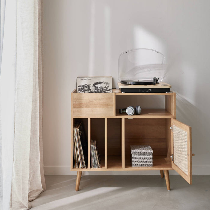 sweeek - Dressoir voor vinylplaten, B 83 x D 39 x H 77cm