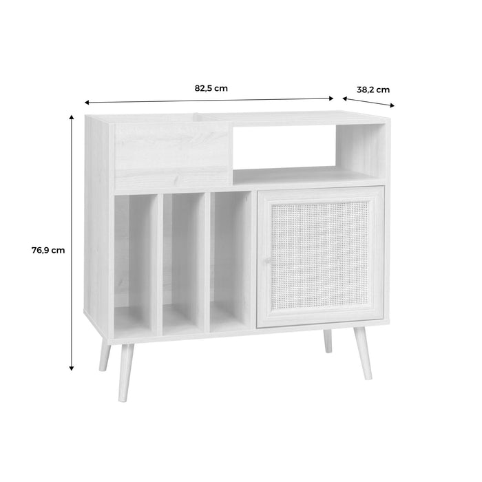 sweeek - Dressoir voor vinylplaten, B 83 x D 39 x H 77cm