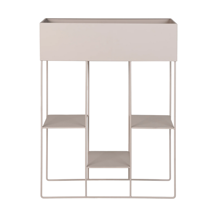Artichok Pepijn Staande Metalen Plantenbak Beige