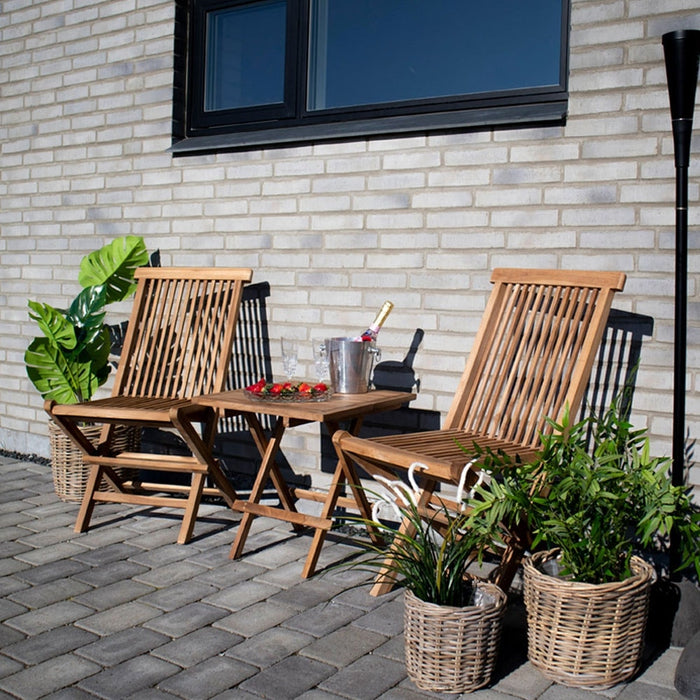 Artichok Jennifer inklapbare houten tuintafel - 50 x 50 cm