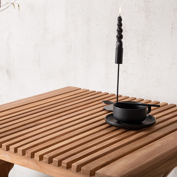 Nest outdoor Joan Inklapbare Houten Tuintafel Naturel - 70 x 70 cm