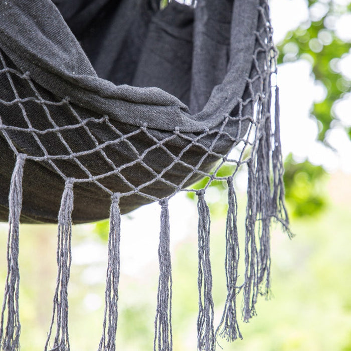 Nest outdoor Colin katoenen tuin hangstoel donkergrijs