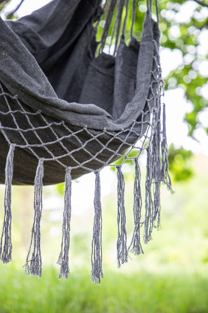 Nest outdoor Colin katoenen tuin hangstoel donkergrijs