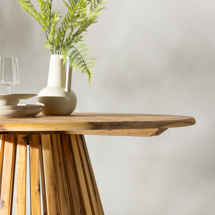Nest outdoor Malin Ronde Houten Tuintafel Acaciahout - Ø 120 cm