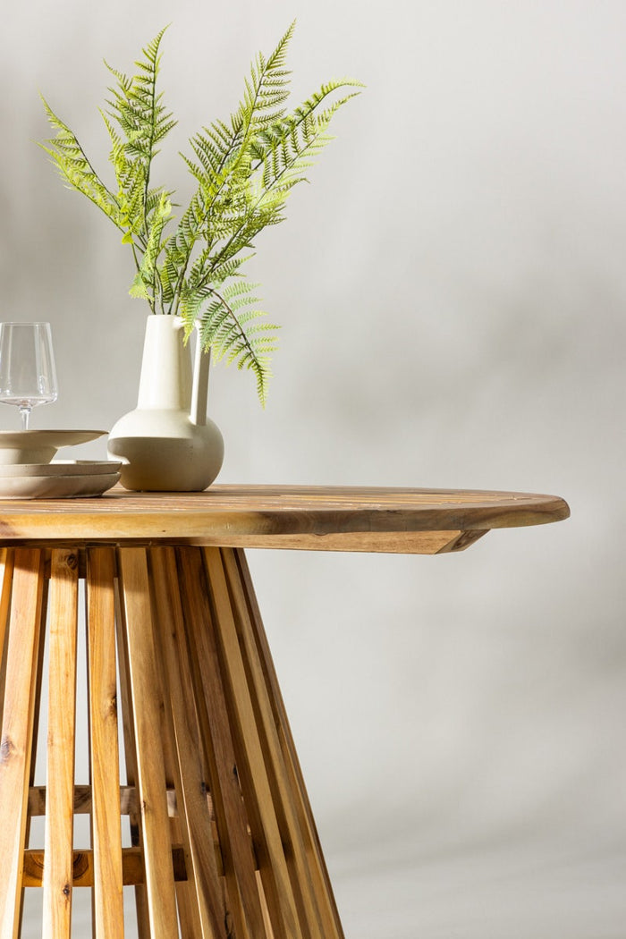 Nest outdoor Malin Ronde Houten Tuintafel Acaciahout - Ø 120 cm