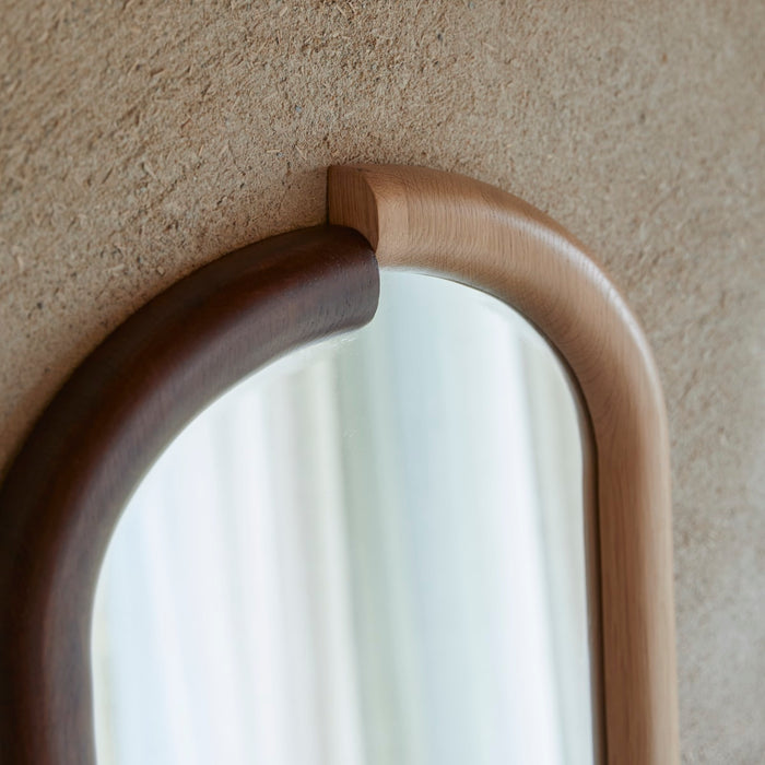 Tikamoon - Massief eiken spiegel 40x72,5 cm Opéra